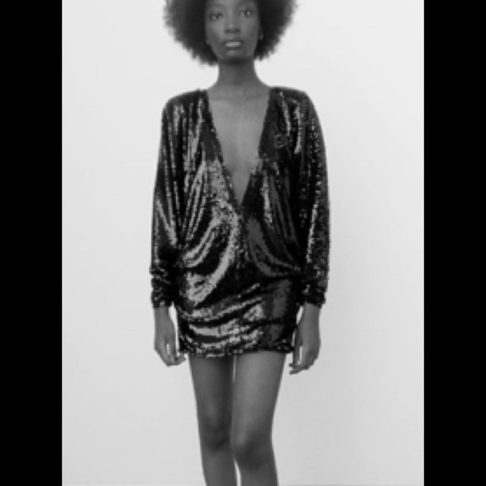 Rand new Zara sequin mini dress